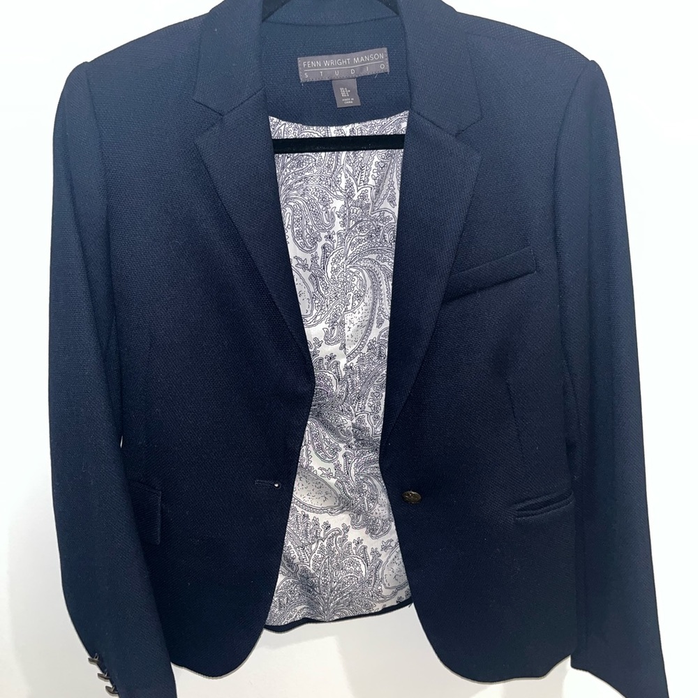 One button blazer - finn wright Manson - Navy size S